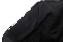 Load image into Gallery viewer, 極美品 CHANEL シャネル チェーンショルダーバッグ 21番台 ココマーク ツイード ペイント スプラッター ブラック シルバー金具 中古 4b012508