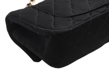 Load image into Gallery viewer, CHANEL シャネル ミニマトラッセ19 Sフラップ Sチェーンショルダーバッグ 19番台 ココマーク コットンジャージー ブラック 美品 中古 4b012512