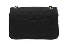 Load image into Gallery viewer, CHANEL シャネル ミニマトラッセ19 Sフラップ Sチェーンショルダーバッグ 19番台 ココマーク コットンジャージー ブラック 美品 中古 4b012512