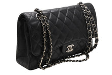 Load image into Gallery viewer, 極美品 CHANEL シャネル マトラッセ25 Wフラップ Wチェーンショルダーバッグ 15番台 ココマーク キャビアスキン ブラック 中古 4b012513