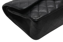 Load image into Gallery viewer, 極美品 CHANEL シャネル マトラッセ25 Wフラップ Wチェーンショルダーバッグ 15番台 ココマーク キャビアスキン ブラック 中古 4b012513