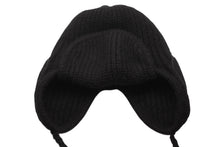 Load image into Gallery viewer, 新品未使用 CHANEL シャネル COCO NEIGE ココ ネージュ フライトキャップ AAB271 ココマーク カシミヤ シルク 中古 4b012516
