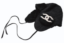 Load image into Gallery viewer, 新品未使用 CHANEL シャネル ココ ネージュ フライトキャップ パイロットキャップ AAA429 フェイクファー スウェード 中古 4b012517