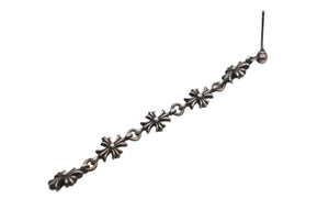 CHROME HEARTS クロムハーツ タイニーECHプラス5ドロップ ピアス 重量約4.5g 全長7.5cm シルバー925 美品 中古 4b012521