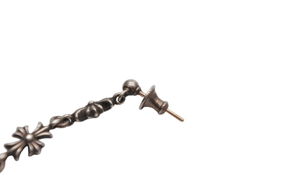CHROME HEARTS クロムハーツ タイニーECHプラス5ドロップ ピアス 重量約4.5g 全長7.5cm シルバー925 美品 中古 4b012521