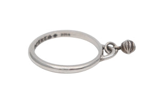 CHROME HEARTS クロムハーツ BUBBLGM RING バブルガム リング 指輪 重量約1.4g サイズ9号 2014/.925刻印 クロスボール 美品 中古 4b012532