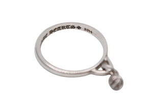 CHROME HEARTS クロムハーツ BUBBLGM RING バブルガム リング 指輪 重量約1.4g サイズ9号 2014/.925刻印 クロスボール 美品 中古 4b012532