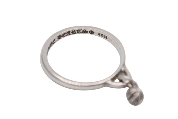 CHROME HEARTS クロムハーツ BUBBLGM RING バブルガム リング 指輪 重量約1.4g サイズ9号 2014/.925刻印 クロスボール 美品 中古 4b012532