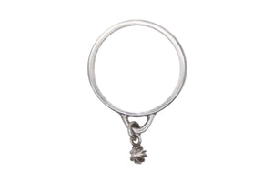 CHROME HEARTS クロムハーツ BUBBLGM RING バブルガム リング 指輪 重量約1.4g サイズ9号 2014/.925刻印 クロスボール 美品 中古 4b012532