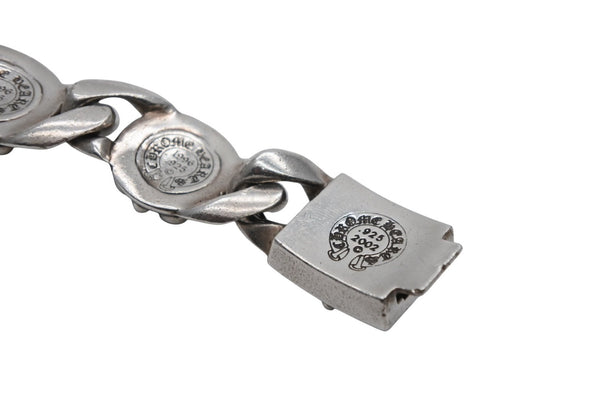 CHROME HEARTS クロムハーツ BS FLUER LINK 5LINK BSフレアリンク ブレスレット 5リンク 重量約104.1g シルバー925 美品 中古 4b012538