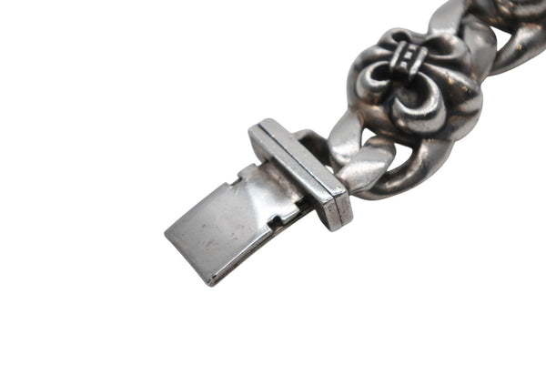 CHROME HEARTS クロムハーツ BS FLUER LINK 5LINK BSフレアリンク ブレスレット 5リンク 重量約104.1g シルバー925 美品 中古 4b012538