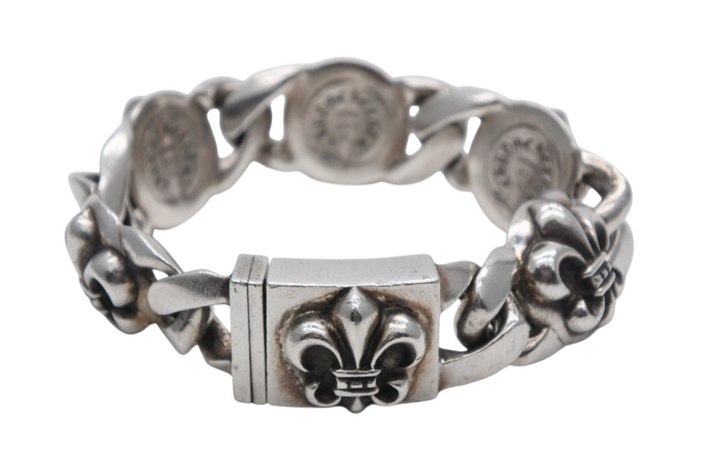 CHROME HEARTS BS FLUER LINK 5LINK BS flare link bracelet 5 links Weight approx. 104.1g Silver 925 Good condition Used 4b012538