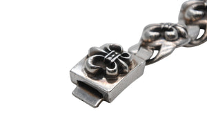 CHROME HEARTS クロムハーツ BS FLUER LINK 5LINK BSフレアリンク ブレスレット 5リンク 重量約104.1g シルバー925 美品 中古 4b012538