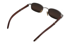 Load image into Gallery viewer, CARTIER カルティエ サングラス アイウェア サイズ51□22 140 ウッドテンプル シルバー ブラウン 美品 中古 4b012547