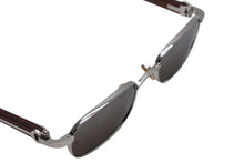 Load image into Gallery viewer, CARTIER カルティエ サングラス アイウェア サイズ51□22 140 ウッドテンプル シルバー ブラウン 美品 中古 4b012547