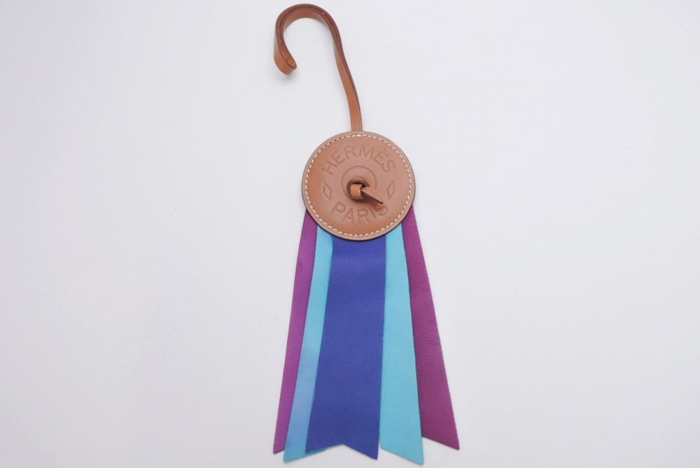 HERMES エルメス Paddock Flot パドック フロット バッグチャーム ヴァッシュハンター アニョー ミロ マルチカラー 美品 中古 4b011539