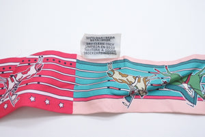 極美品 HERMES エルメス ツイリー 乗馬の装備 マルチカラー 中古 4b012559