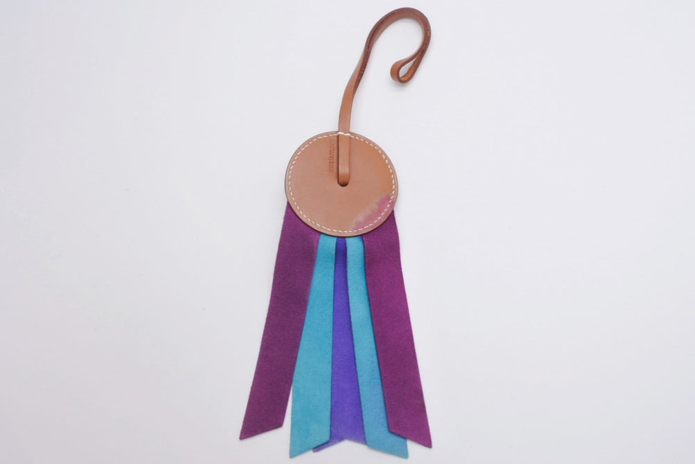 HERMES エルメス Paddock Flot パドック フロット バッグチャーム ヴァッシュハンター アニョー ミロ マルチカラー 美品 中古 4b011539