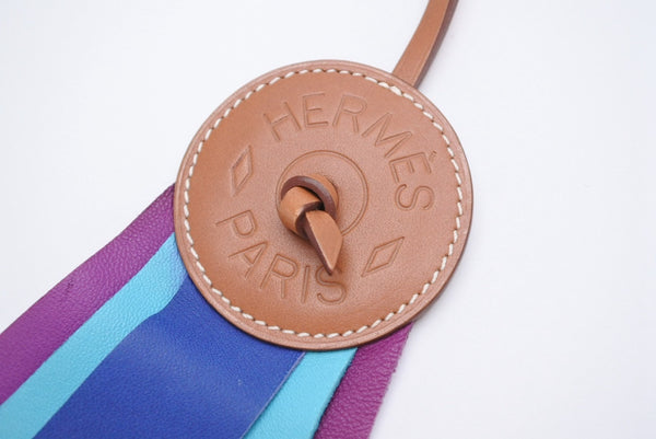 HERMES エルメス Paddock Flot パドック フロット バッグチャーム ヴァッシュハンター アニョー ミロ マルチカラー 美品 中古 4b011539