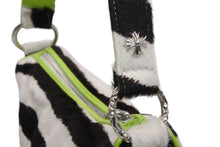 Load image into Gallery viewer, 新品同様 CHROME HEARTS クロムハーツ ポニーヘア チキンナゲット ワンショルダーバッグ ゼブラ ダガー ハラコ シルバー金具 中古 4b012561