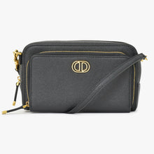 Load image into Gallery viewer, 極美品 Christian Dior クリスチャンディオール Caro カロ ダブルポーチ ショルダーバッグ S7431UBAE 48-MA-0263 レザー 中古 4b012566