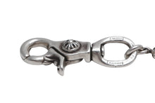 Load image into Gallery viewer, 極美品 CHROME HEARTS クロムハーツ クロスボール ショート ウォレットチェーン 1クリップ 14ボール 130.7g シルバー925 中古 4b012569