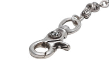 Load image into Gallery viewer, 極美品 CHROME HEARTS クロムハーツ クロスボール ショート ウォレットチェーン 1クリップ 14ボール 130.7g シルバー925 中古 4b012569