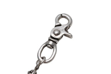 Load image into Gallery viewer, 極美品 CHROME HEARTS クロムハーツ クロスボール ショート ウォレットチェーン 1クリップ 14ボール 130.7g シルバー925 中古 4b012569