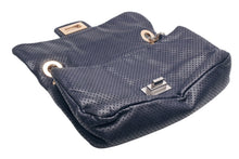 Load image into Gallery viewer, CHANEL シャネル 2.55 チェーンショルダーバッグ 12番台 ココマーク パンチングレザー ネイビー コンビ金具 金具 中古 4b012574
