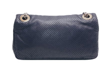 Load image into Gallery viewer, CHANEL シャネル 2.55 チェーンショルダーバッグ 12番台 ココマーク パンチングレザー ネイビー コンビ金具 金具 中古 4b012574