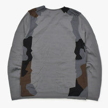 Load image into Gallery viewer, 極美品 COMME des GARCONS SHIRT コムデギャルソン シャツ ニット JAPAN製 ウール アクリル グレー ブラウン ブラック サイズS 中古 4b012628