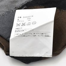 Load image into Gallery viewer, 極美品 COMME des GARCONS SHIRT コムデギャルソン シャツ ニット JAPAN製 ウール アクリル グレー ブラウン ブラック サイズS 中古 4b012628