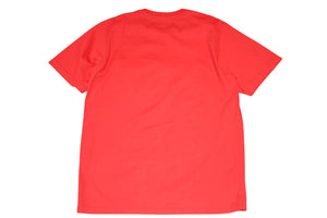 極美品 Supreme シュプリーム Mesh Stripe Pocket メッシュ ストライプ ポケットＴシャツ レッド コットン サイズM 中古 4b012635
