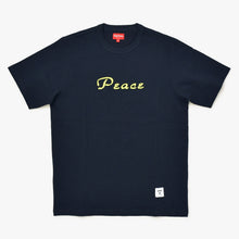 Load image into Gallery viewer, 極美品 Supreme シュプリーム Peace ピース 半袖Tシャツ 中国製 コットン ブラック イエロー サイズM 中古 4b012639