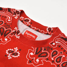 Load image into Gallery viewer, 新品未使用 Supreme シュプリーム レッド ブラック ホワイト ペイズリー RN 101837 サイズ M 中古 4b012643