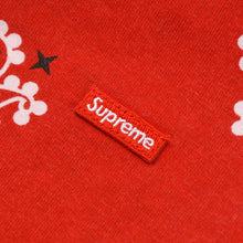 Load image into Gallery viewer, 新品未使用 Supreme シュプリーム レッド ブラック ホワイト ペイズリー RN 101837 サイズ M 中古 4b012643