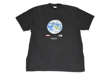 Load image into Gallery viewer, Supreme ×The North Face シュプリーム×ザノースフェイス 20SS One World ワン ワールド Tシャツ ブラック コットン サイズM 良品 中古 4b012656