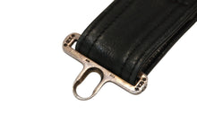 Load image into Gallery viewer, 極美品 CHROME HEARTS クロムハーツ エルメス スカーフ OVERALL レザーオーバーオール 1/1 TAEYANGクロスボール ブラック 中古 4b012677