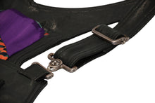 Load image into Gallery viewer, 極美品 CHROME HEARTS クロムハーツ エルメス スカーフ OVERALL レザーオーバーオール 1/1 TAEYANGクロスボール ブラック 中古 4b012677