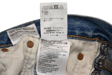 Load image into Gallery viewer, Denim Tears リーバイス×デニムティアーズ デニムパンツ 501 ブルー ホワイト コットン ポリエステル Ｗ34 Ｌ34 中古 良品 4b012679