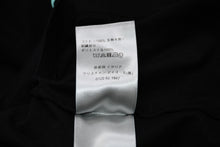 Load image into Gallery viewer, 極美品 DIOR ディオール JARDIN 22AW 半袖Tシャツ ロゴ刺繍 243J685A0677 コットン ブラックターコイズブルー サイズXXL 中古 4b012693