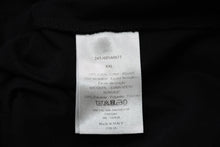 Load image into Gallery viewer, 極美品 DIOR ディオール JARDIN 22AW 半袖Tシャツ ロゴ刺繍 243J685A0677 コットン ブラックターコイズブルー サイズXXL 中古 4b012693