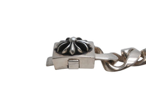 極美品 CHROME HEARTS クロムハーツ カスタムオーダー カルティエ サントス100 LM W200728G コンビ 中古 4b012723