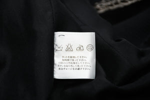極美品 CHANEL シャネル メンズ ナポレオンジャケット P28758V18249 サイズ48 ココマーク ブラック シルバー コットン 中古 4b012777