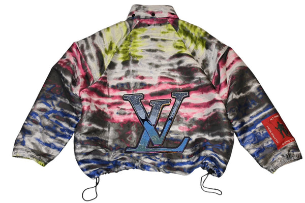 LOUIS VUITTON ルイヴィトン 19SS アノラックジャケット RM191 LVJ HGB65W サイズ46 ビーズパッチ ヴァージル アブロー 美品 中古 4b012779