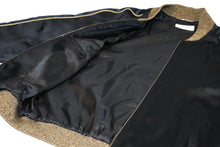 Load image into Gallery viewer, 極美品 SAINT LAURENT PARIS サンローランパリ ベイビー シークインボンバージャケット 416031 Y961L サイズ44 ブラック 中古 4b012790