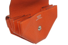 Load image into Gallery viewer, HERMES エルメス ルヴァンキャトル ダブルフェイス コインケース オレンジ シェーブル 良品 中古 4b012831