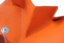 Load image into Gallery viewer, HERMES エルメス ルヴァンキャトル ダブルフェイス コインケース オレンジ シェーブル 良品 中古 4b012831