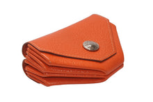Load image into Gallery viewer, HERMES エルメス ルヴァンキャトル ダブルフェイス コインケース オレンジ シェーブル 良品 中古 4b012831