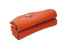 Load image into Gallery viewer, HERMES エルメス ルヴァンキャトル ダブルフェイス コインケース オレンジ シェーブル 良品 中古 4b012831